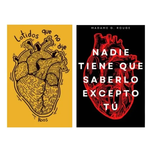 Latidos Que No Dije + Nadie Tiene Que Saberlo Excepto Tú, De Madame G. Rouge -roos. Editorial Lulu.con, Tapa Blanda En Español