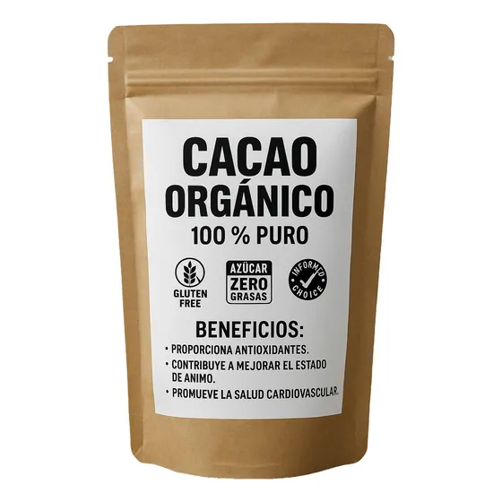 Cacao Organico 100 % Puro - 1 Kilo $330