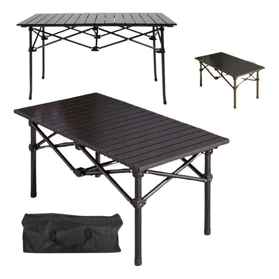Mesa Dobrável Madeira Para Escritório Snel Camping