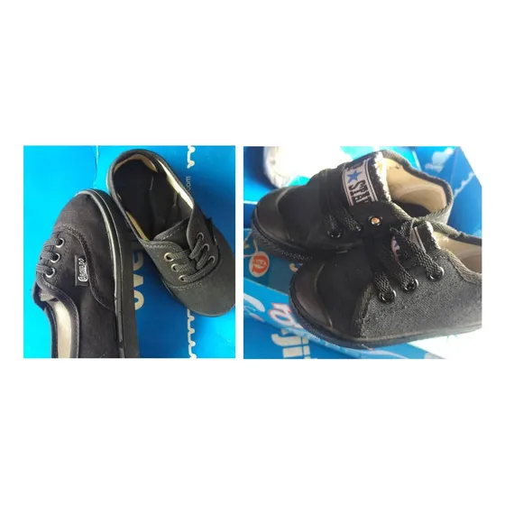 Zapato Escolar Deportivo De Tela Tipo Paseo Bebes Y Niños