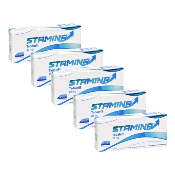 Tadalafil 20 Mg Stamina 20 Tabletas Pack Genérico De Cialis