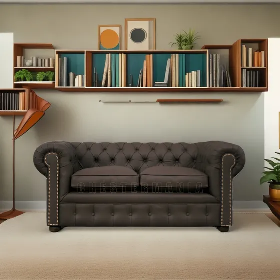 Sillon Chesterfield Sofa Chester 2 Cuerpos Armado Artesanal