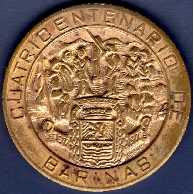 Medalla Cuatricentenario De Barinas Juan Andrés Varela
