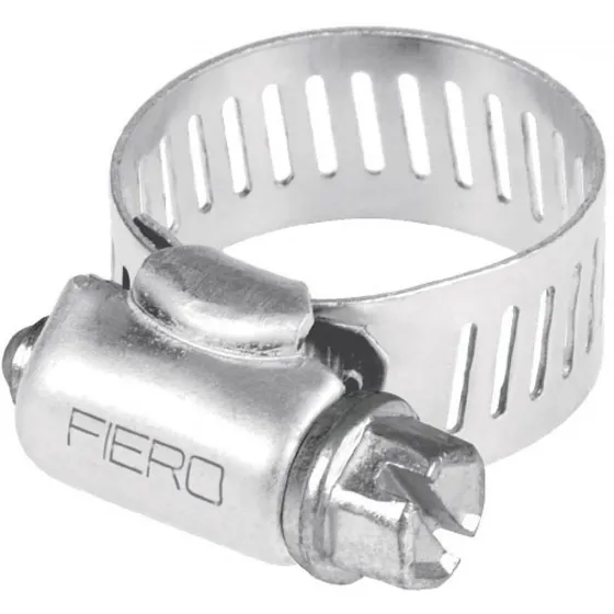 Abrazadera Acero Inox 1/2  10 Unidades Fiero Cod: 3010032