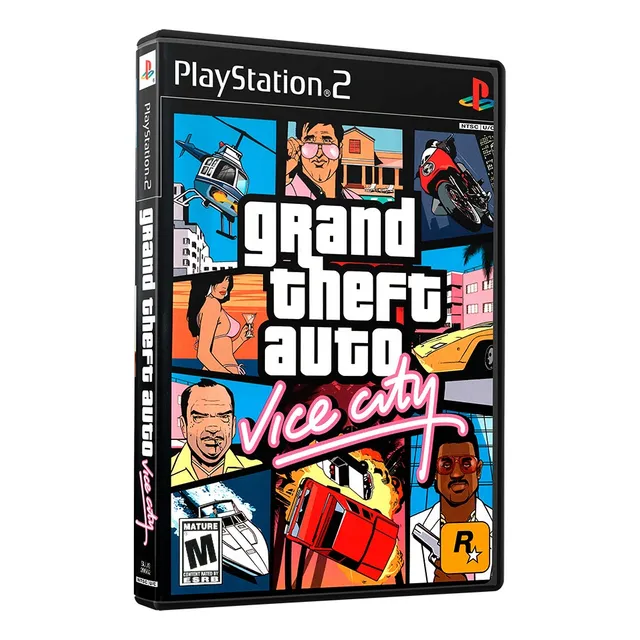 Grand Theft Auto: Vice City, versión física de GTA PS2