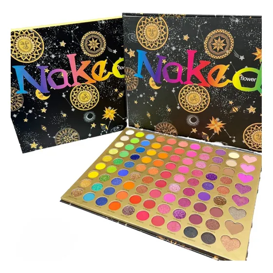 Paleta De Sombras Naked Flower 98 Tonos Mate Satinados