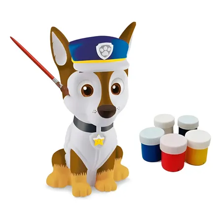 Boneco Chase Patrulha Canina Em Branco Para Pintar Elka