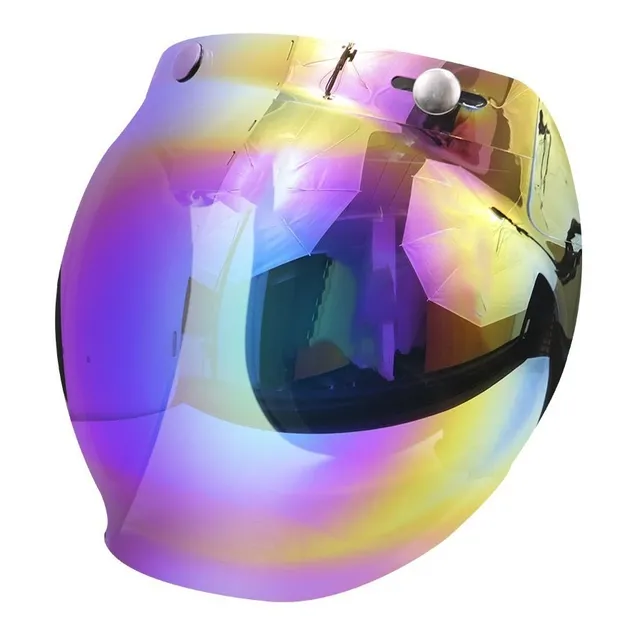 Viseira Bubble Bolha Para Capacete Aberto + Flip  Custom