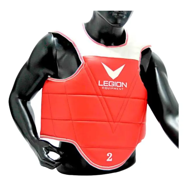 Peto Taekwondo - Protector Pechera Artes Marciales Azul/rojo