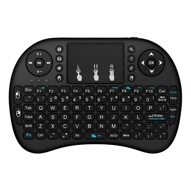 Mini Teclado Inalambrico Raspberry Pi 2.4ghz Qwerty Touchpad