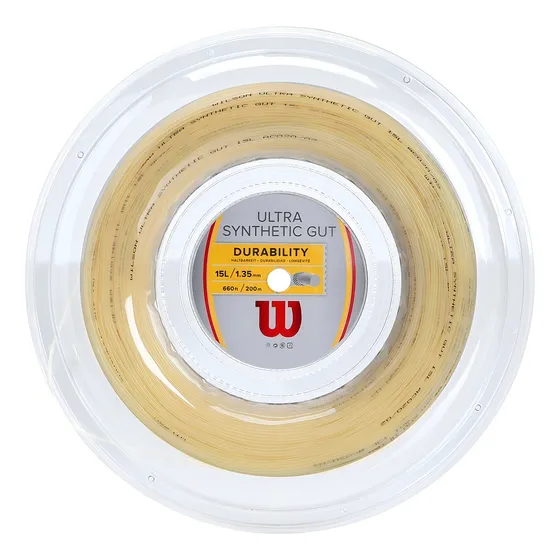 Rollo De Cuerda 200m Wilson Ultra Synthetic Gut 1.35mm