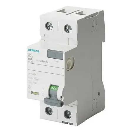 Diferencial 2p 25a Super Res 30ma Tp A 5sv3312-6kk01 Siemens