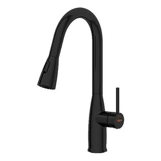 Mezcladora Monomando Teka America Plus 880 Bk 42 Cm Negro