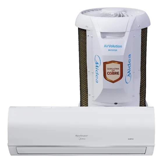 Ar Condicionado Inverter 9.000 Btus Springer Midea Só Frio Cor Branco