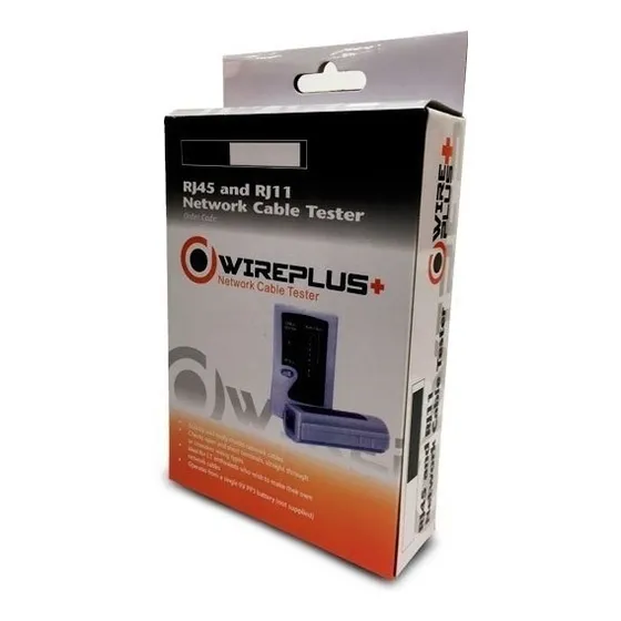 Tester Lan Probador Cables Utp Red Rj45 Y Rj11 Wireplus
