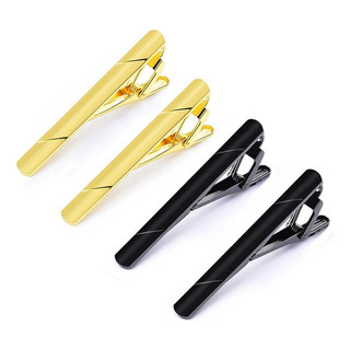 4 Piezas Juego De Clips De Corbata Negocios, Boda Clásicos 4 Piezas Juego De Clips De Corbata Negocios, Boda Clásicos