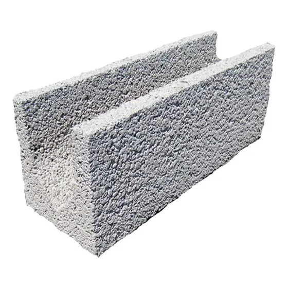 Bloque Concreto Tipo U 15cm Gris