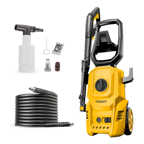 Hidrolavadora Electrica Trent Hlt307 1400w Alta Presion 1600 Psi 110 Bar Con Accesorios