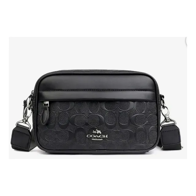 Última Bolsa Coach 4010 Negra Con Asas Negras