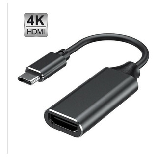 Convertidor De Cable Adaptador Usb-c 3.1 A Hdmi Tipo C Color Negro Convertidor De Cable Adaptador Usb-c 3.1 A Hdmi Tipo C Color Negro