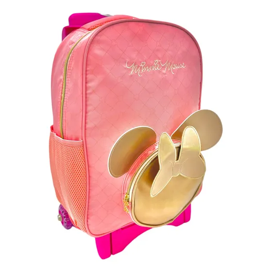  Mochila De Carrito Minnie Mouse, Para Primaria, Original Ruz Disney