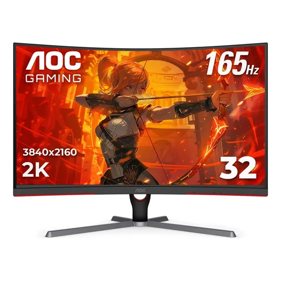 Aoc Cq32g3se 32 Monitor De Juego Curvo 2k Qhd 2560x1440, 100