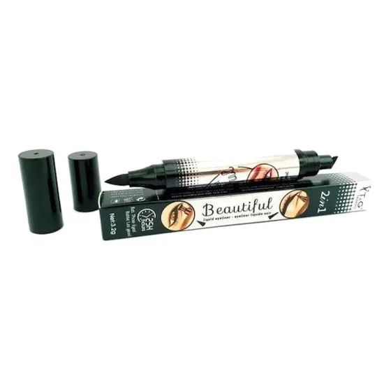 Delineador fibra T&G Tango PI-1553 cor preto