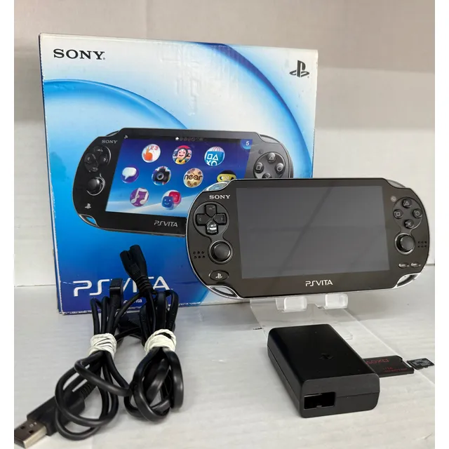 Sony Ps Vita Oled + Caja Original Con Manuales Negro