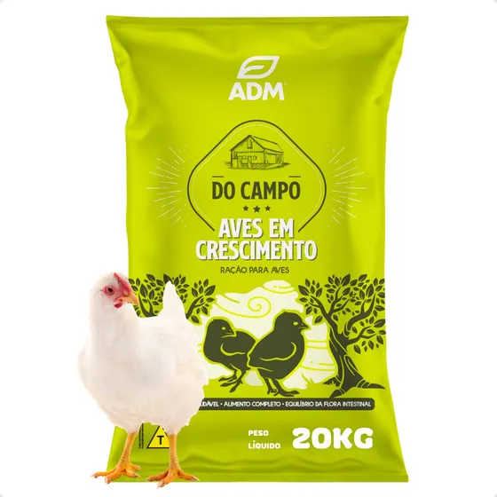 Racao Para Aves Em Fase De Crescimento Pintinhos Natural