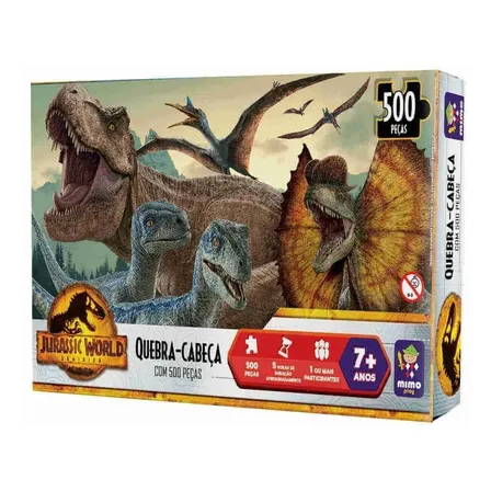 Quebra-Cabeça Mimo 500 Peças Jurassic World Dominion 2091