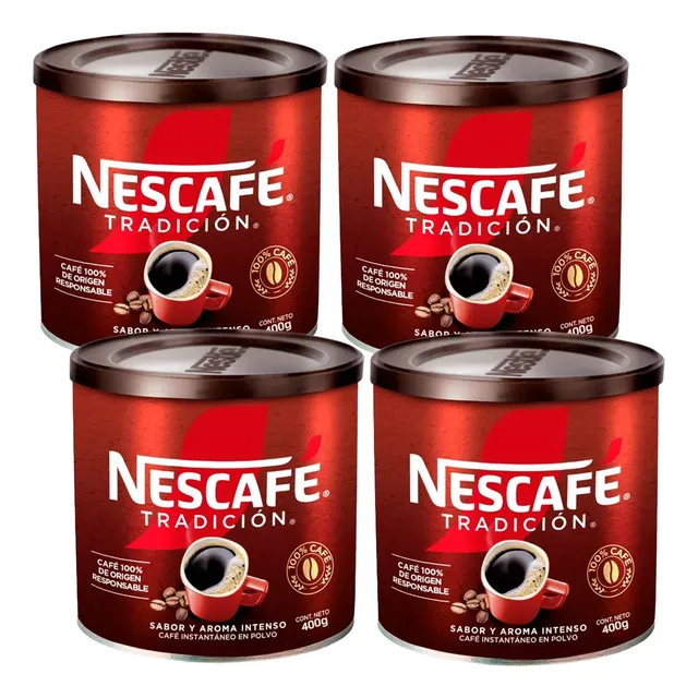 Cafe Nescafe Tradicion 400g X4 Pack
