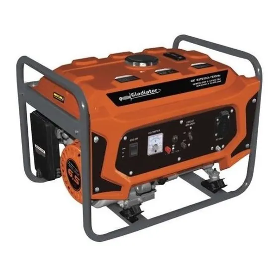 Generador portátil Gladiator GE 62500/50 2.3 kW 220V