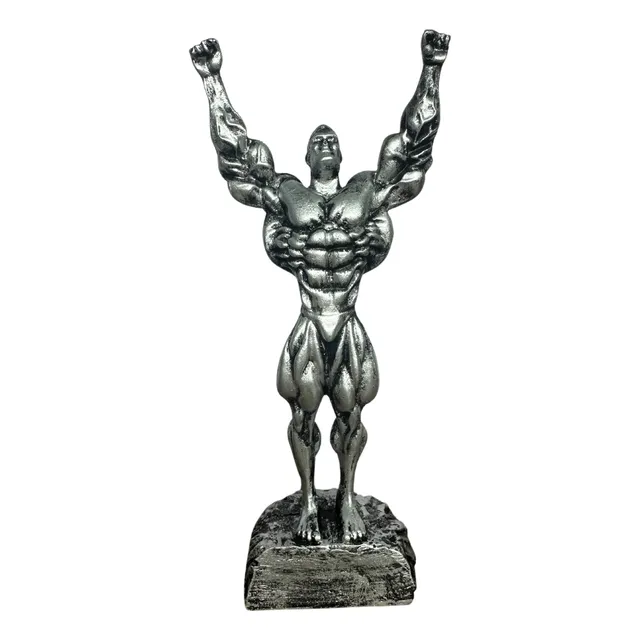 Estatueta Vencedor Miniatura Troféu Academia Fisiculturista