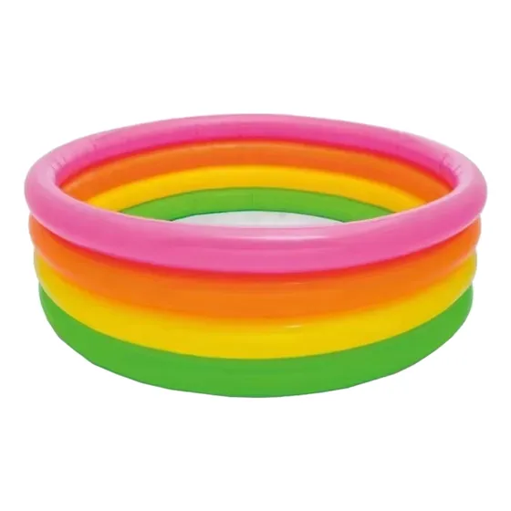 Piscina Inflable Colores 168*46 Cm Arcoíris Niños Bebes Agua