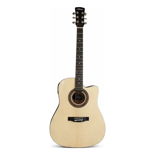 Violão eletroacústica Epiphone AJ-220SCE para destros natural