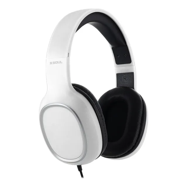 Auricular Soul Vincha Con Cable L500 Dynamic Pump Color Blanco