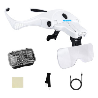 Lentes Lupa Luz Led Para Microblading Extensión De Pestañas Lentes Lupa Luz Led Para Microblading Extensión De Pestañas