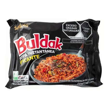 Lamen coreano Samyang Buldak Pollo Súper Picante 140g