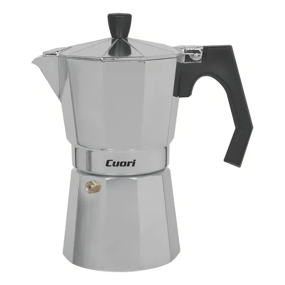 Cafetera Italiana Cuori Mokka 6 Tazas Aluminio Rey Ofertas