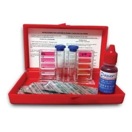 Kit Medidor De Cloro Residual Y Ph Para Albercas Aquex
