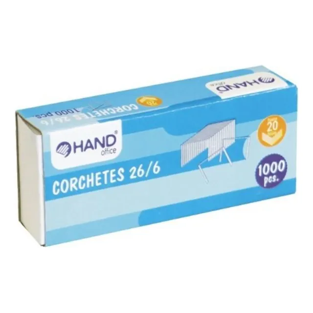 Corchetes Standart 26/6 Hand 10 Unidades