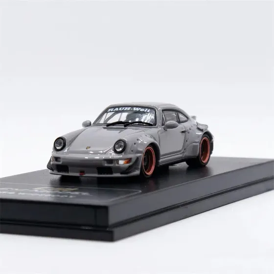 Modelo Cm 1:64 Rwb 964 Com Rodas Extras E Carro Modelo Spoil