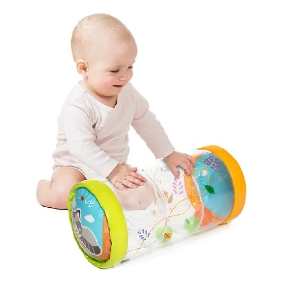 Juego Cilindro Inflable Estimulacion Bebes Con Pelotas