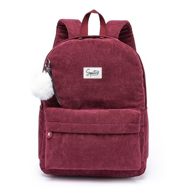 Mochila Feminina De Pelinho Spector Casual Chaveiro