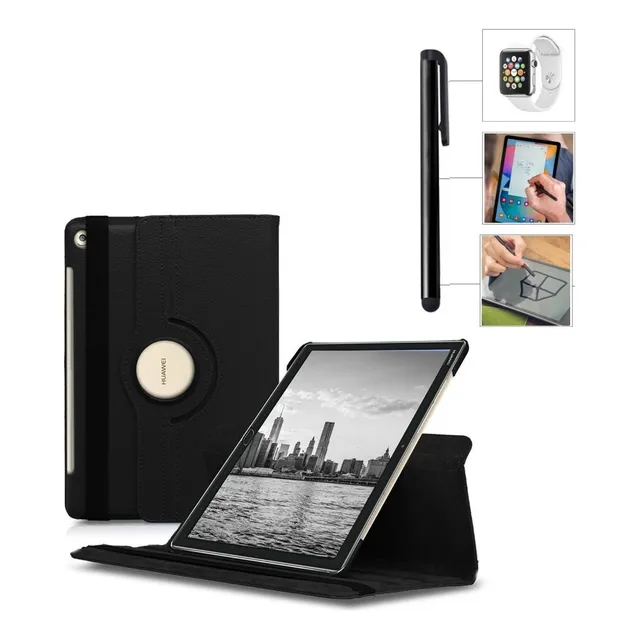 Funda Giro 360° + Lapiz Tactil Huawei Mediapad M5 Lite 10.1