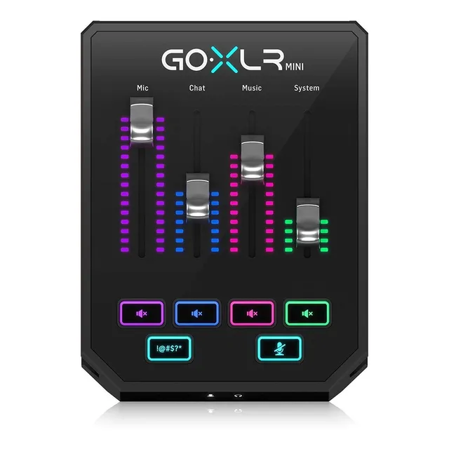 Processador Vocal Streaming Mixer Go Xlr Mini Tc Helicon