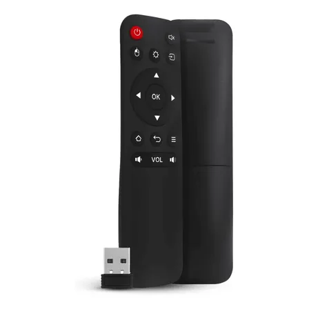 Controle Remoto Universal Usb Air Mouse Android Smartv Box Preto