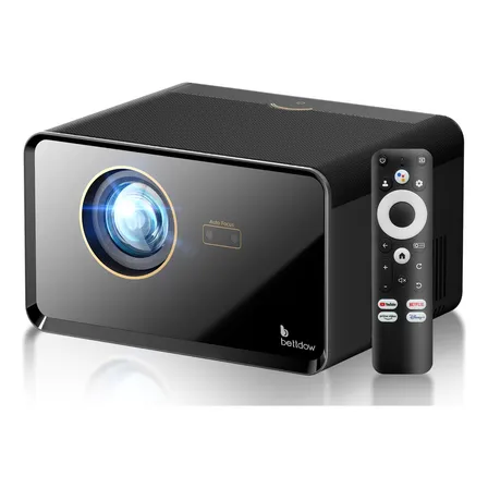 Perfeito Projetor Bettdow Ac1080 800ansi Para Google Tv Ai Preto 127/220v