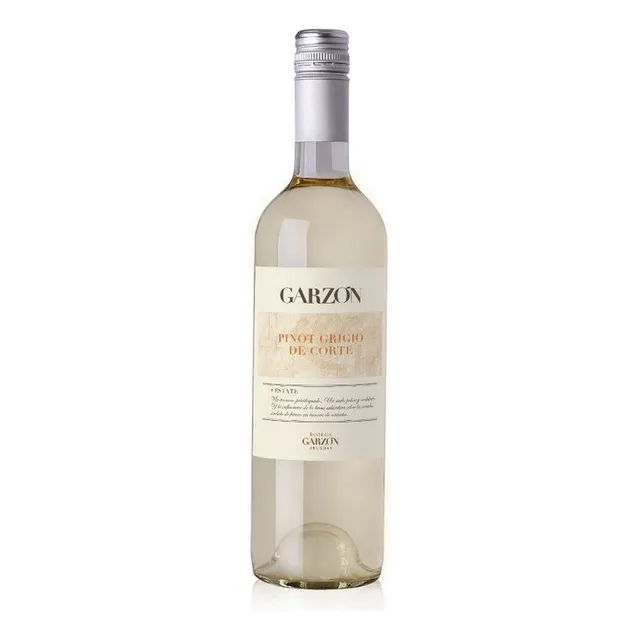 Vino Garzón Pinot Grigio De Corte 750 Ml X6 Unidades