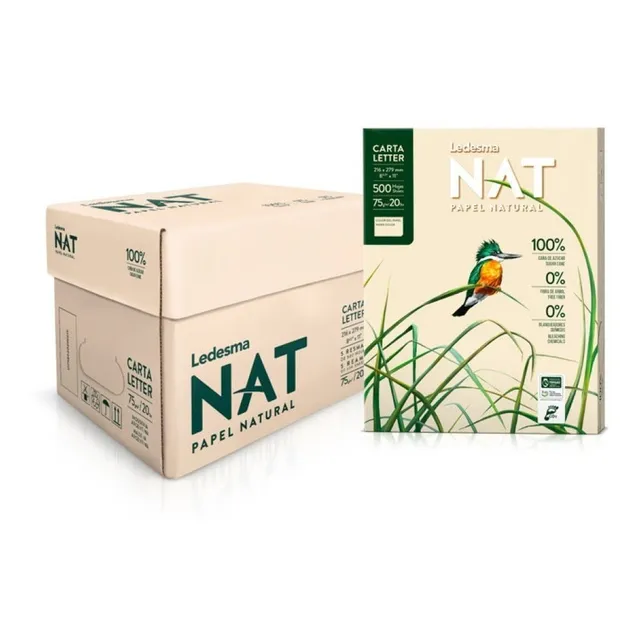 Resma A4 Papel Impresora Ecologico  Reciclado X5